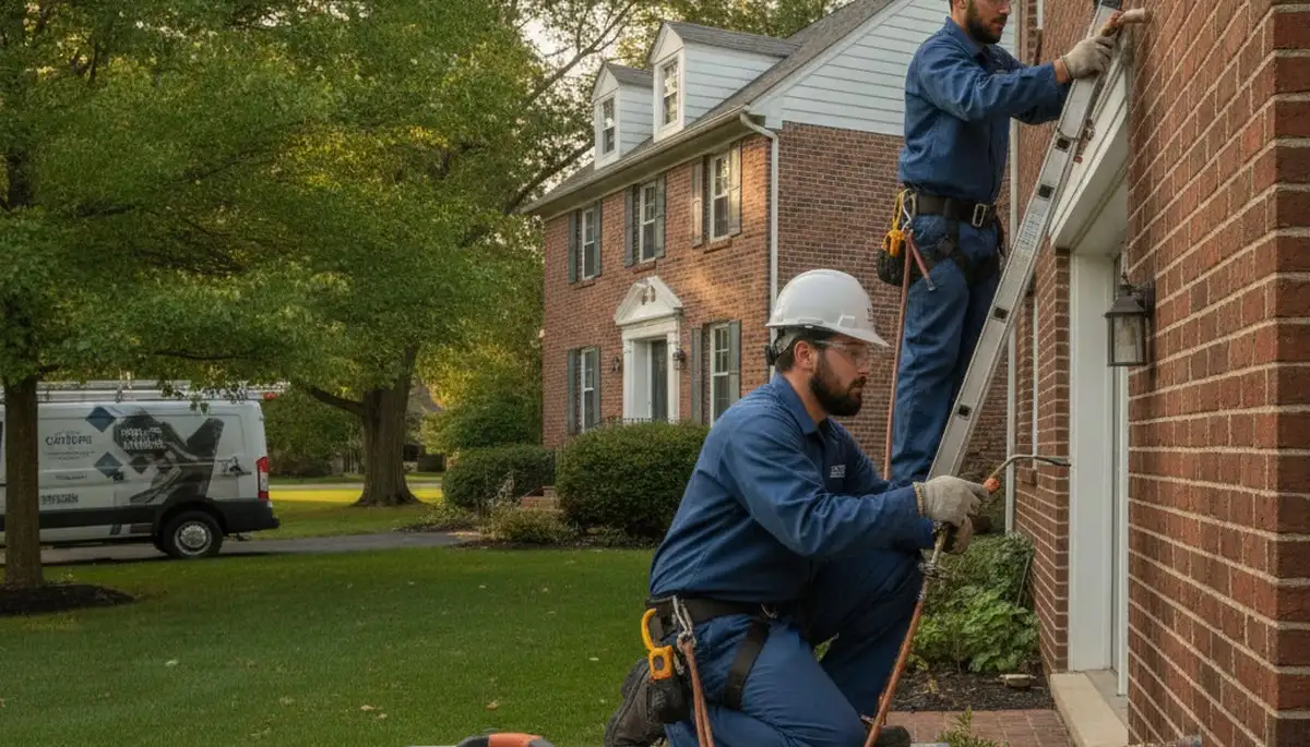 Buffalo, NY plumber repairing a residential pipe for plumbing service use