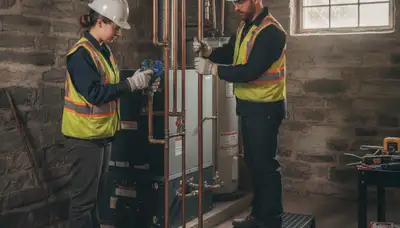 Plumber repairing a pipe in Buffalo, NY for reliable plumbing repair services