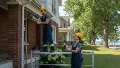 Plumber repairing pipes in Buffalo, NY for plumbing service from plumberbuffalony-new.com