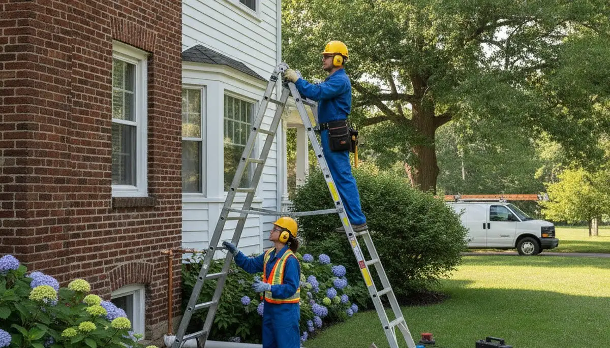 Buffalo, NY plumber repairing a residential pipe for plumbing service at plumberbuffalony-new.com