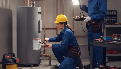 Plumber repairing pipes for Buffalo, NY homes to prevent leaks and freeze-thaw damage