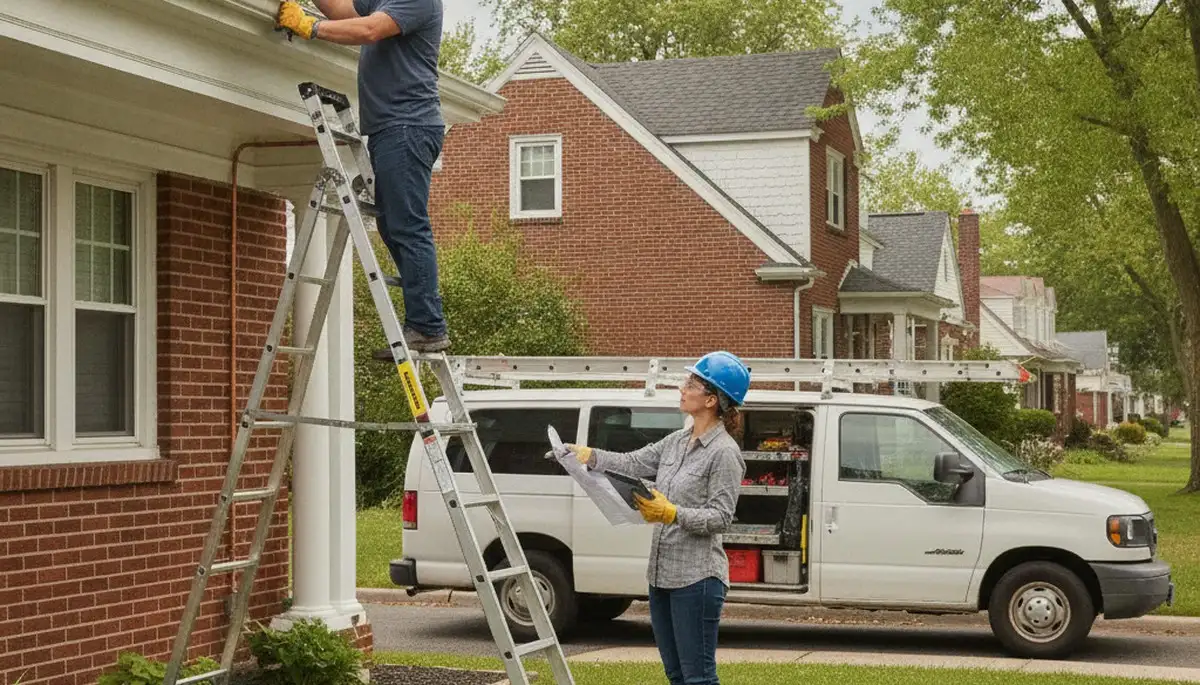 Buffalo, NY plumber repairing a home pipe leak for plumbing repair service