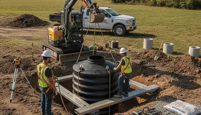 Septic tank installation for Buffalo, NY homes by On Call Plumbers