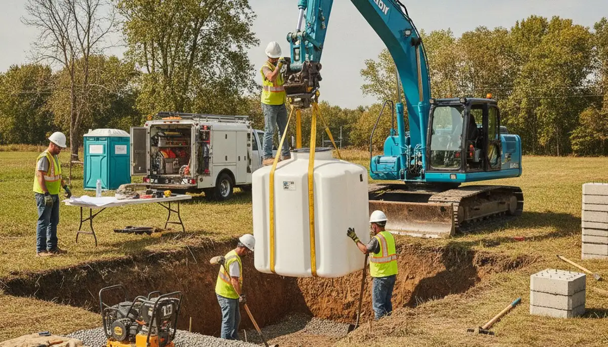 Septic tank installation for Buffalo, NY homes by On Call Plumbers in Buffalo, NY