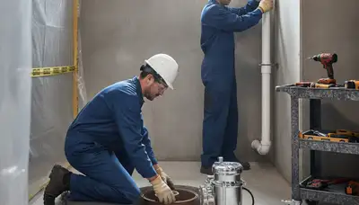 Sump pump installation service in Buffalo, NY for basement flood protection