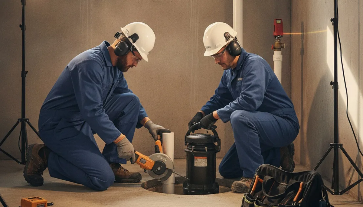 Sump pump installation service for Buffalo, NY homes to prevent basement flooding
