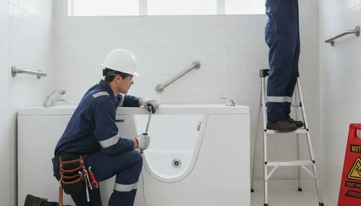 Buffalo, NY plumber installs walk-in tub for safer bathing and accessible bathroom upgrades